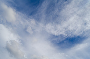 Blue sky and clouds