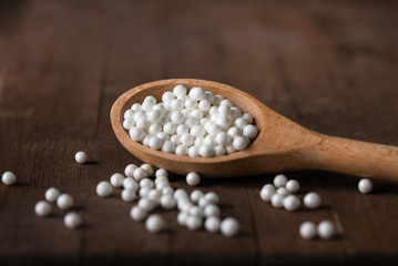 Candy Pearls Spilled from a Teaspoon