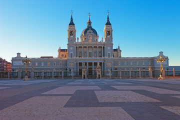 Madrid, Spain, the Cathedral of Almudena