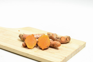 Turmeric is a flowering plant of the ginger family, Zingiberaceae, the root used in cooking
