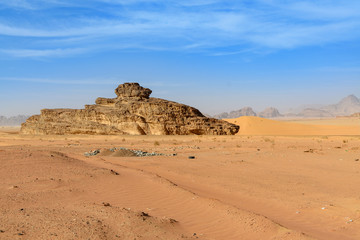 Fototapeta na wymiar Wadi Rum, Jordania