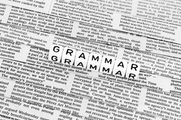 Obraz premium Grammar