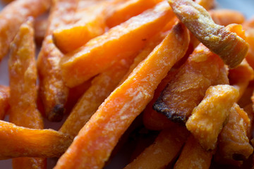 Süßkartoffelpommes Detail