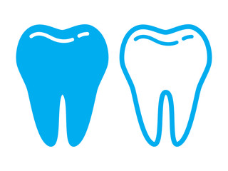 Teeth icon. Vector illustration.