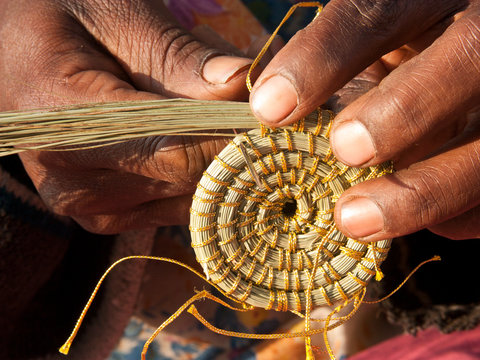 African Basket weaving