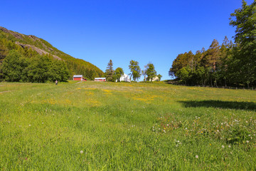 Old farm in Sømna,Nordlandcounty
