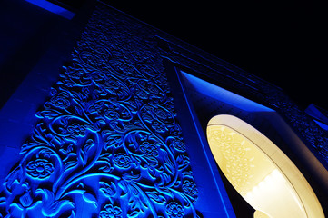 Mosque in Abu Dhabi, the capital city of the United Arab Emirate