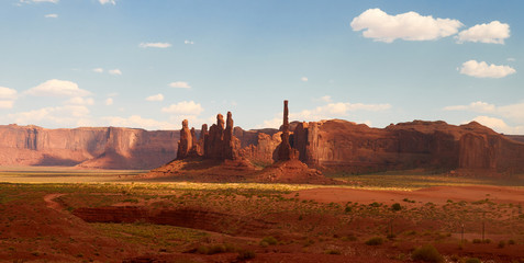 Monument valley Totem pole panorama USA Utah © vanhurck