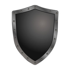 Shield isolated on white background. Vector illustration of the shield