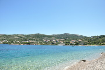 sand beach in croatia