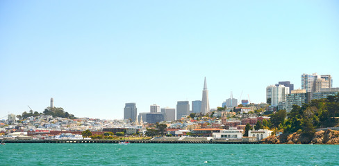 San Fransisco city Scape from the bay
