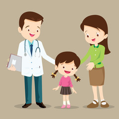 doctor and cute girl