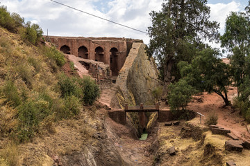 The Church of Gabriel-Rufael - Bete Gabriel-Rufael - in Lalibela, Ethiopia