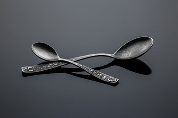 Old nickel silver spoons