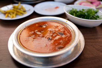 turkish kellepaca soup