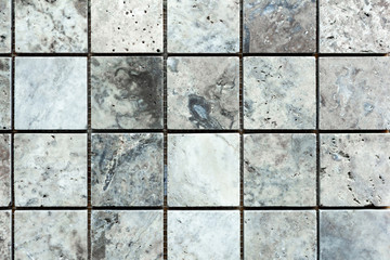 white and grey marble from squares