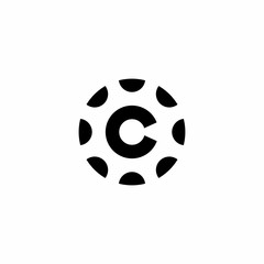 c letter vector logo icon mark