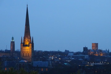 Fototapeta na wymiar Norwich city views