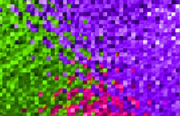 Abstract square blocks shapes gradient pattern background