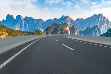 Highway Road and Beautiful Natural Landscape..