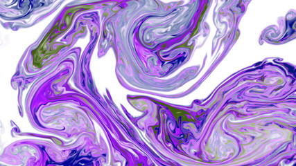 Fluid Art. Abstract colorful background,  Mixing paints. Modern art.