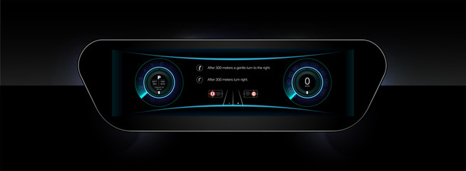 Car service in the style of HUD, Cars infographic ui, analysis and diagnostics in the hud style, futuristic user interface, car service HUD. dashboard