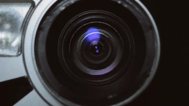 Camera zoom. Taking a close-up video cameras, increasing or decreasing scale.