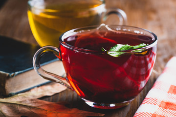 green end red tea