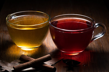 green end red tea
