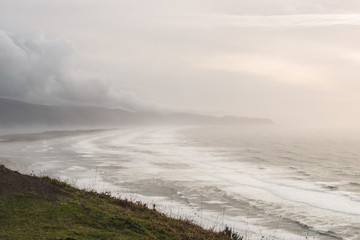 fog on the beach