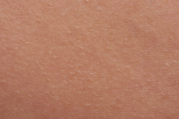 Texture background of flat human skin