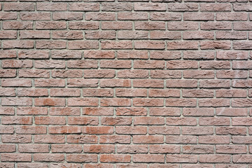 Modern wall in brick-pattern style