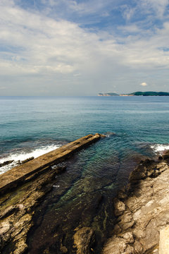 Italian seaside landscape