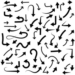 Arrows. Collection of different web signs