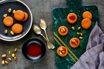 Pishtachios caramel cookies