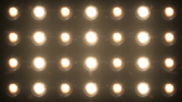 Lights Flashing VJ Loop Glow Floodlights Blinking 4K Disco Lights Flashlights Turn Off On