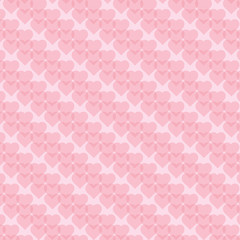 Hearts pattern, symbol background. Valentine's day and Mother's day card prink, pink, red colors. Love expression vector. Illustration