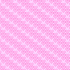 Hearts pattern, symbol background. Valentine's day and Mother's day card prink, pink, red colors. Love expression vector. Illustration