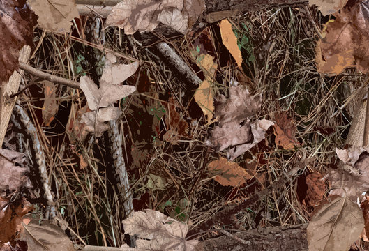 A Woodland Camouflage Pattern For Hunting Purposes