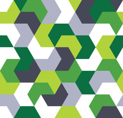 Seamless pattern. Endless background of geometric shapes. Arrow seamless pattern. Geometric pattern. Wallpaper. Vector illustration.