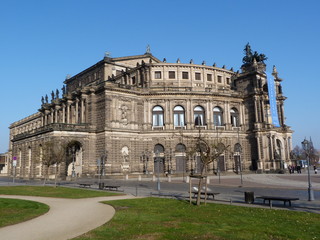 Fototapeta na wymiar Building in Dresden