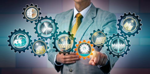 Engineer Selecting Hydropower In Gear Train