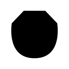 Isolated black sports logo for soccer, american football, volleyball and basketball - Eps10 vector graphics and illustration 