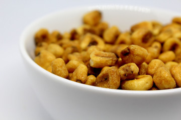Mais grillé et salé
