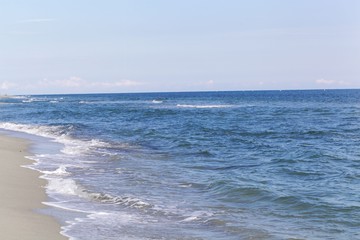 Beach on the Mediterranean Sea in East Corsica.