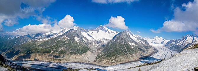 Aletschgletscher, Wallis, Schweiz