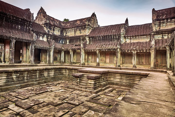 Fototapeta premium angkor wat temple unesco world heritage site