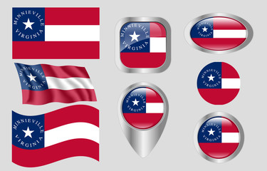 Flag of Minnieville, Virginia