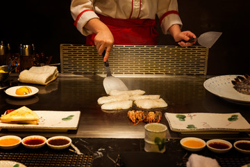 roasting teppanyaki