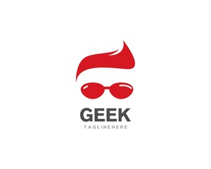 Geek Logo Vector